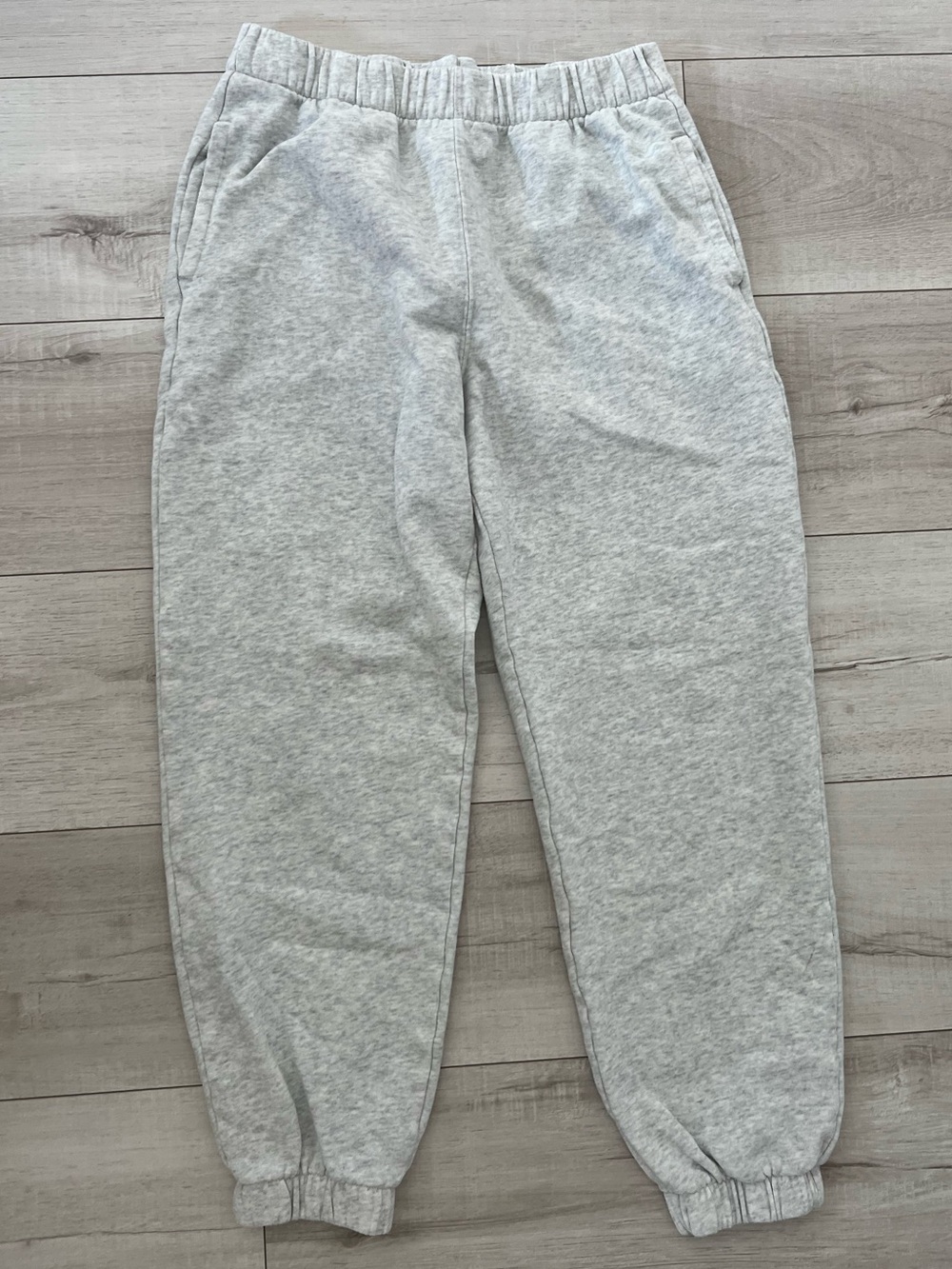 Hollister Light Gray Elastic Waist Joggers